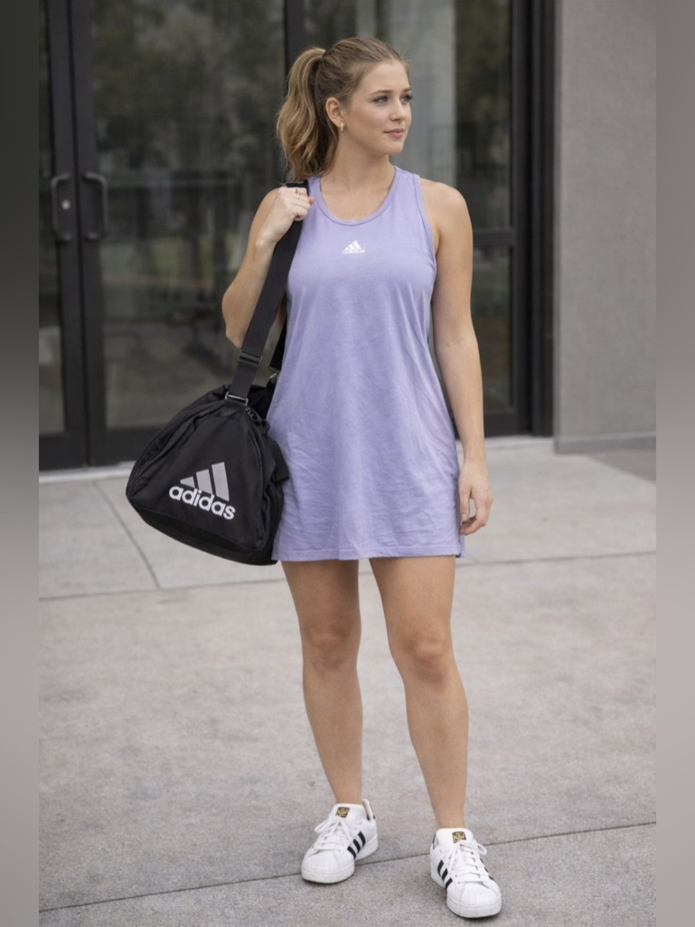 Adidas purple athletic dress (XL)
